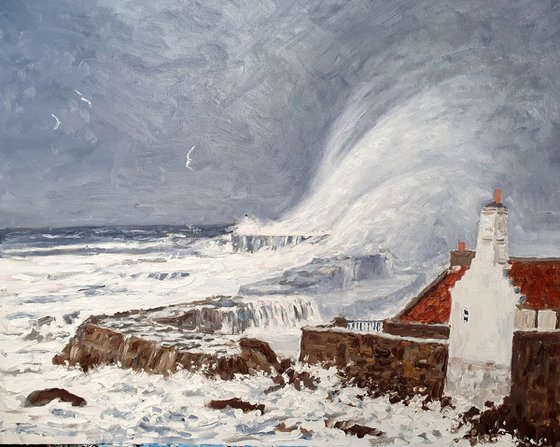 storm babet, pittenweem