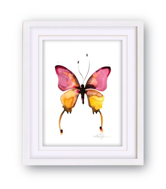 Watercolor Butterfly 10 - Abstract Butterfly Watercolor Painting