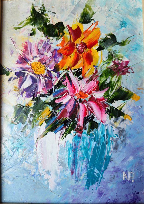 In a vase