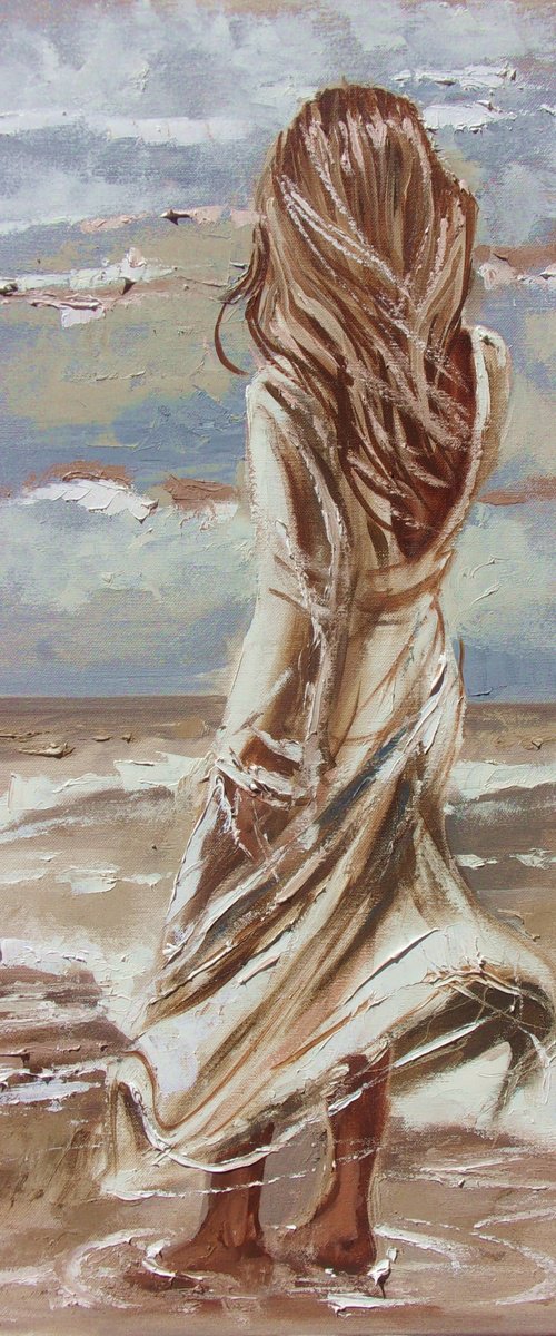 " ON THE BEACH " by Monika Luniak