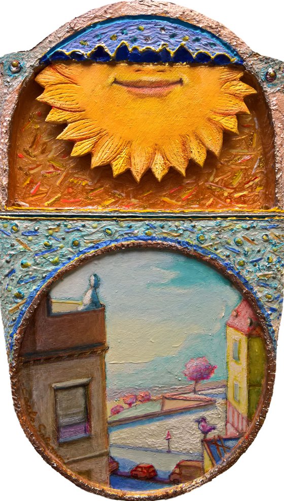 #STAYHOME 7, SUN - ( 30 x 17 cm )