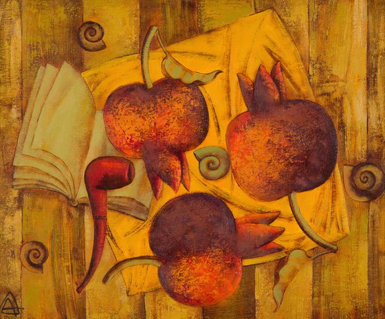 Pomegranates and the Red Pipe