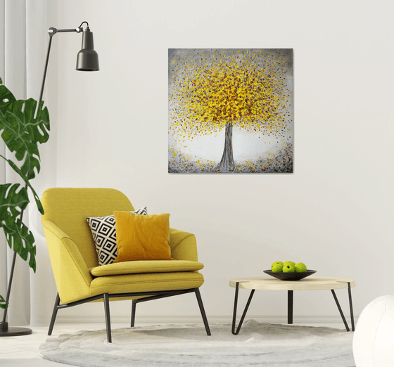 Jubilant Yellow Tree