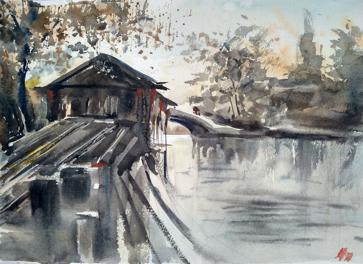 Chinese landscape 2 by Nata New