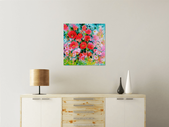 I've Dreamed 59 Pink and Red Camellias Field