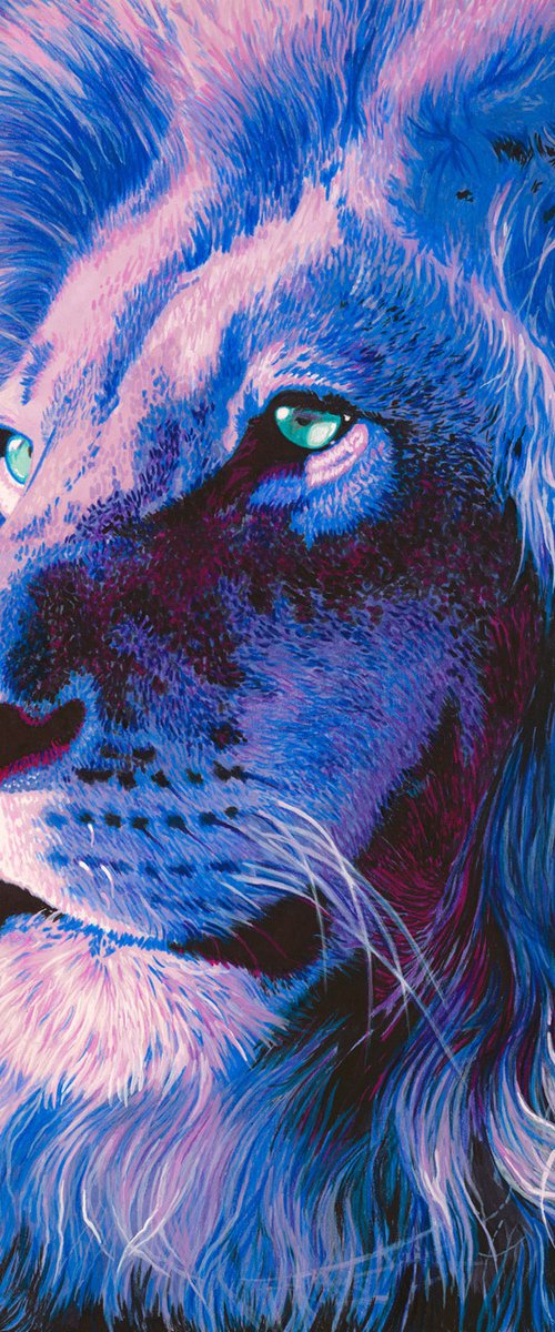 Blue Lion by Sabrina Rupprecht