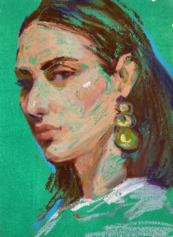 On green