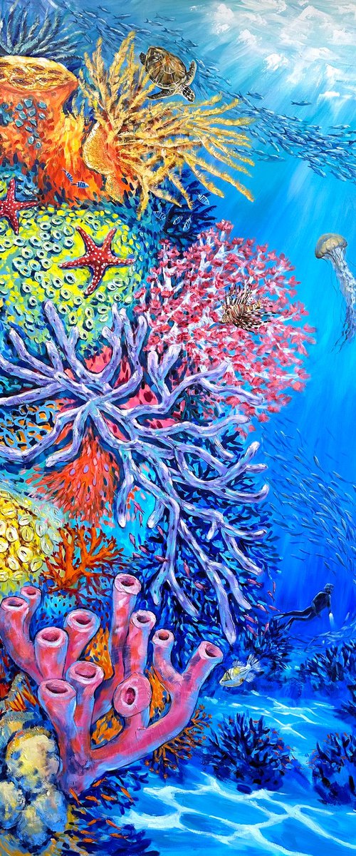 Coral Reef Wonder by Irina Redine