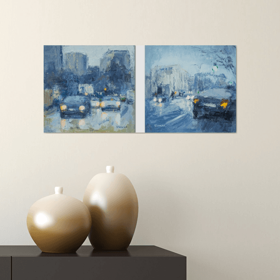 Diptych (urban landscape)