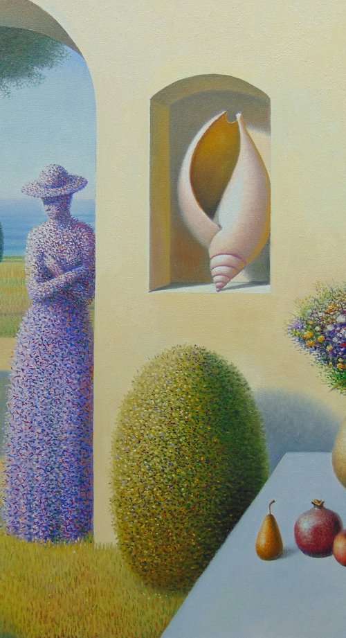 Summer flowers 20"x26" by Evgeni Gordiets