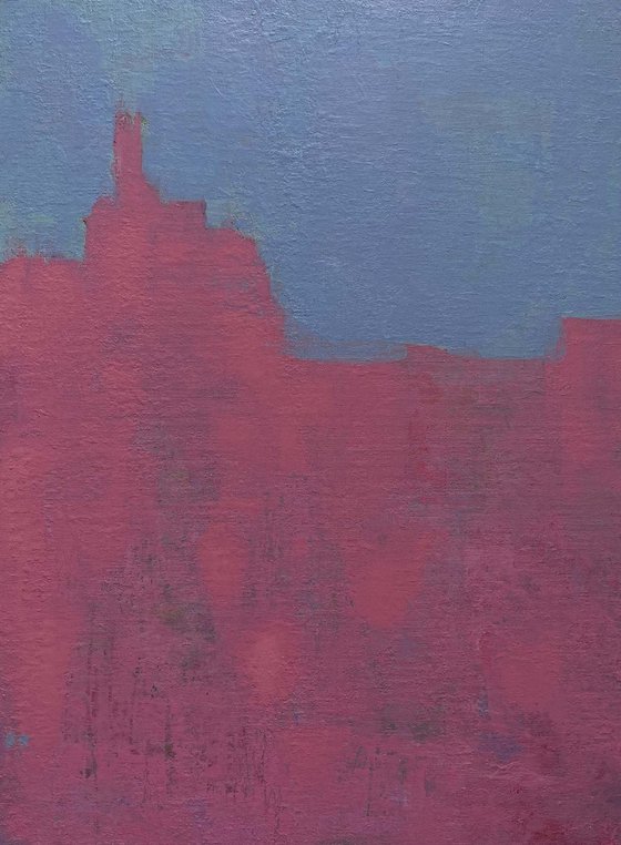 Abstract Blue and pink