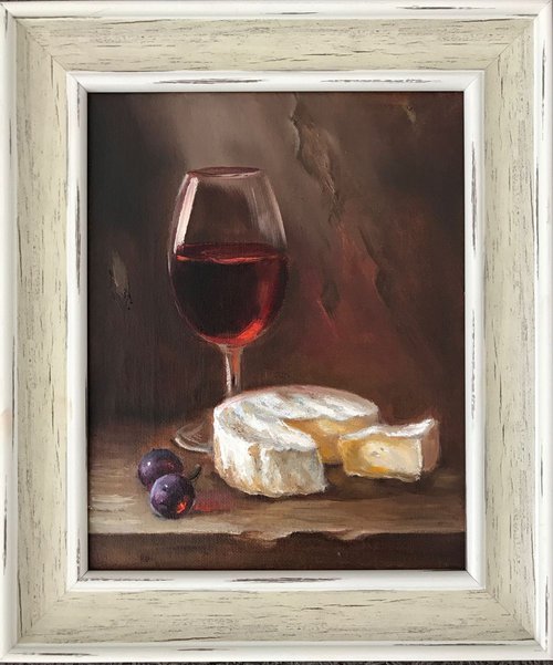 Wine and cheese by Serg F. Herms
