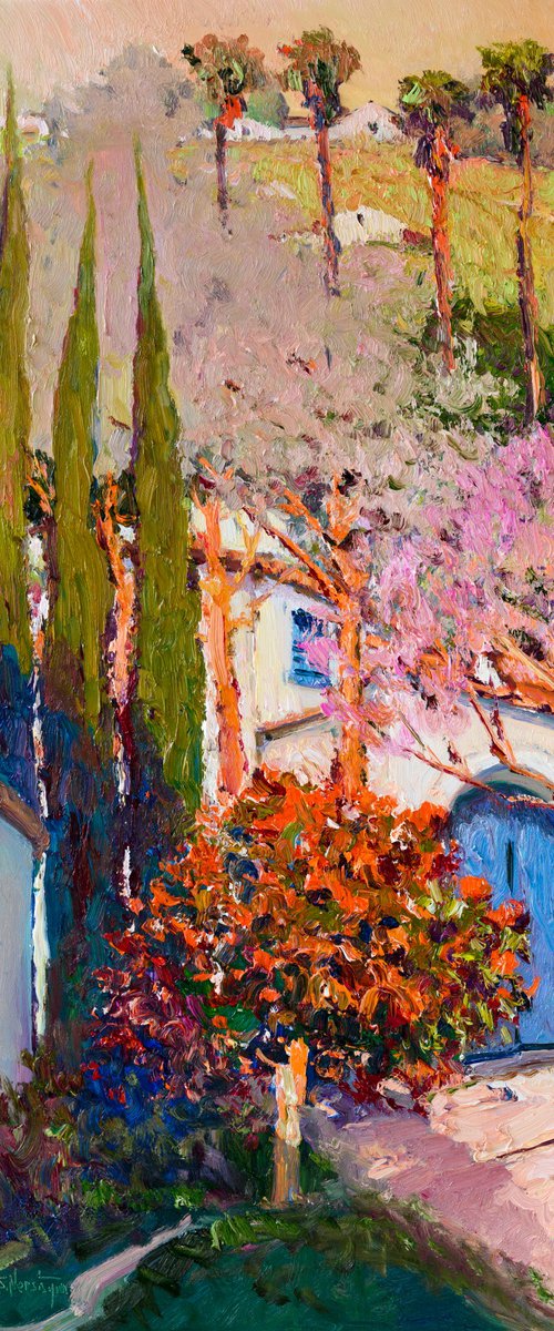 Landscape with Blue Door by Suren Nersisyan