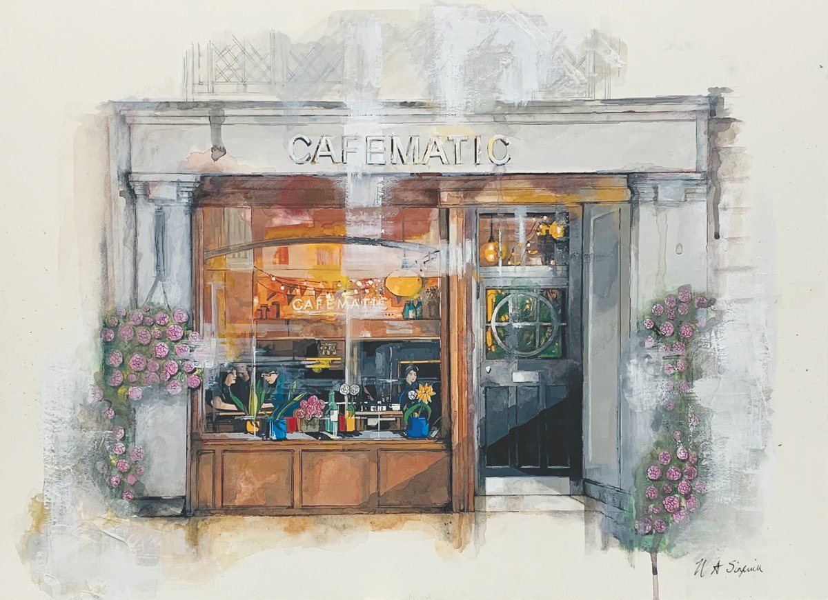 Cafematic Cafe Bar by Helen Sinfield