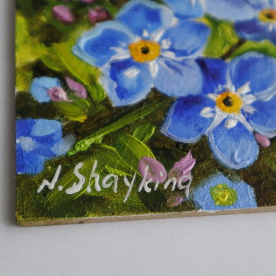 Blue Forget Me Nots