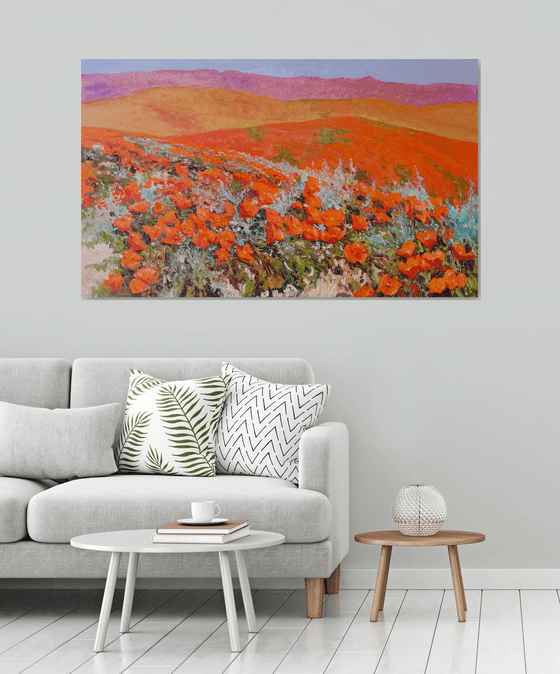 Valley of Poppies, California