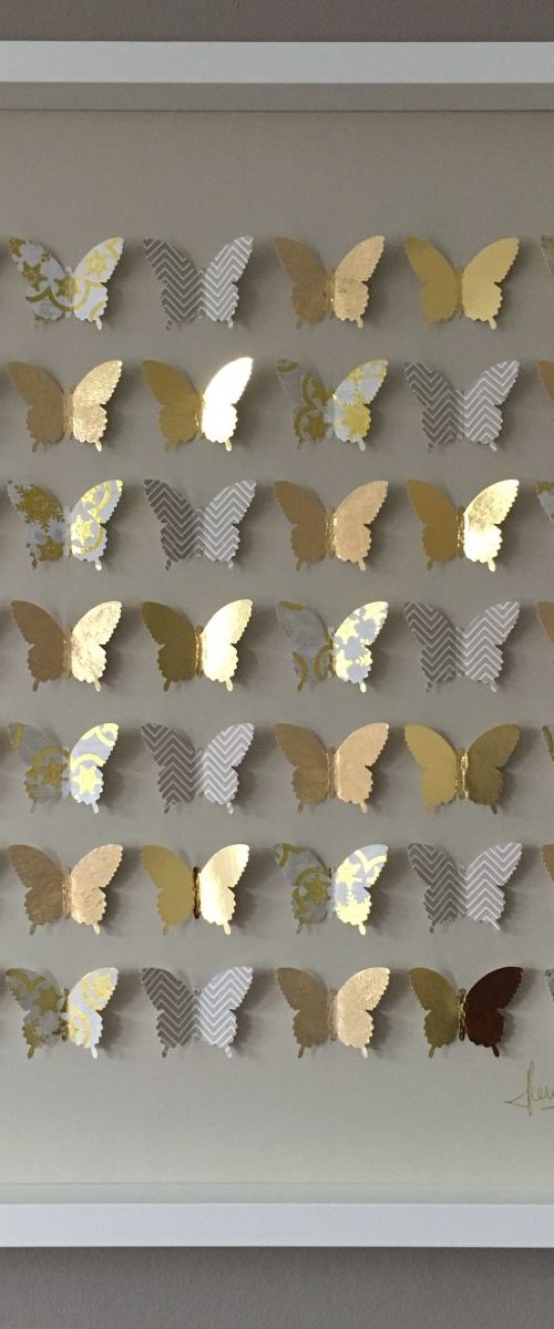 Gold (Butterfly Artwork) by Hernan Reinoso
