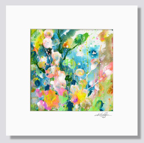 Among The Blooms 12 - Floral Abstract Painting by Kathy Morton Stanion by Kathy Morton Stanion