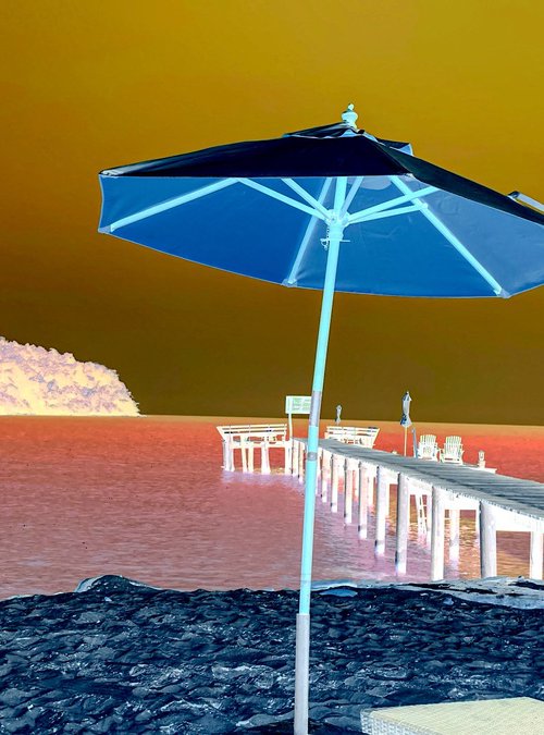 Beach umbrella by Sumit Mehndiratta