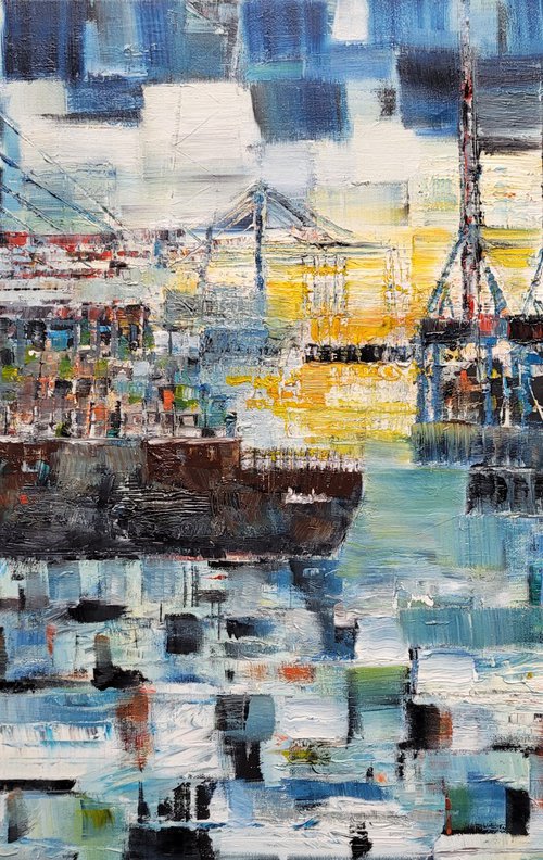 Harbour Impressions 10 by Kathrin Flöge