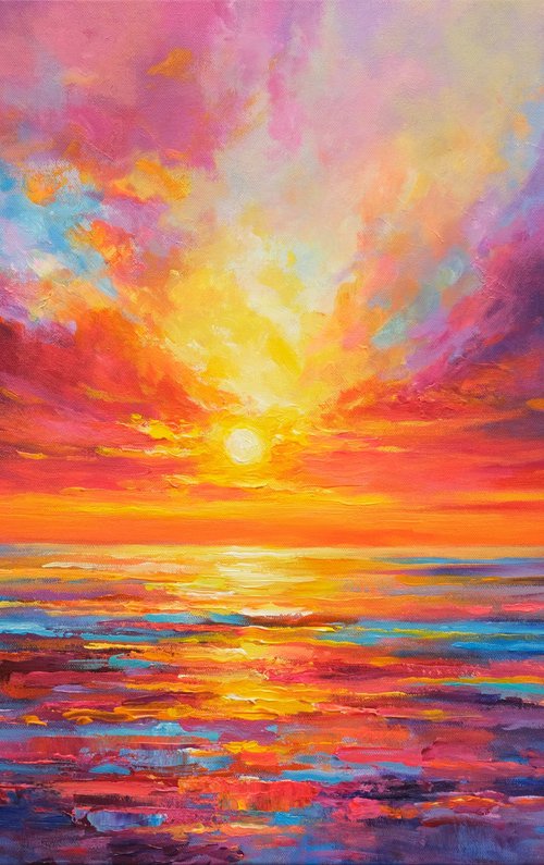Vibrant Sunset by Behshad Arjomandi
