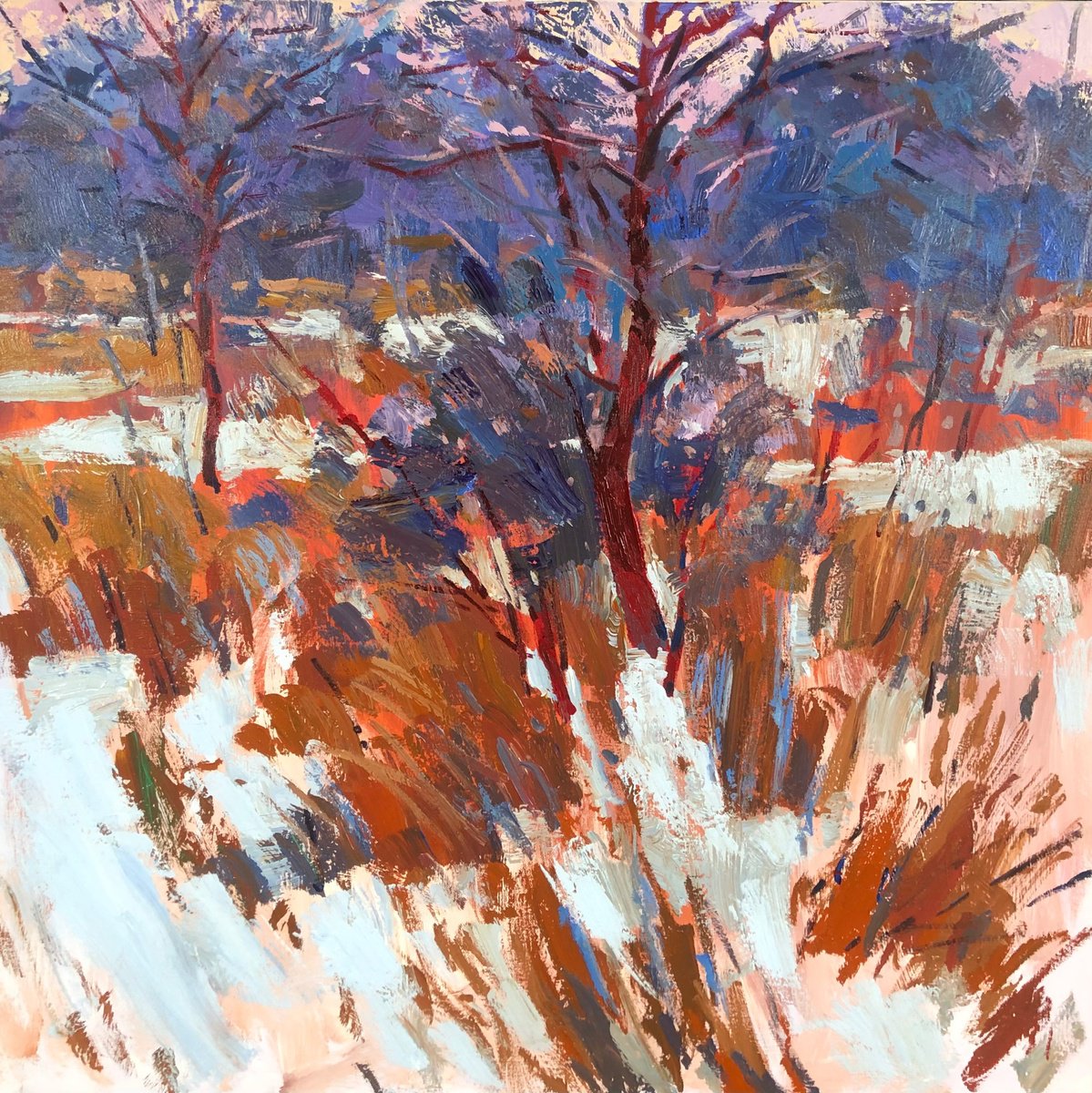  Winter Garden By Sergey Kachin, 31 X 31, Artwork For Sale On Artfinder