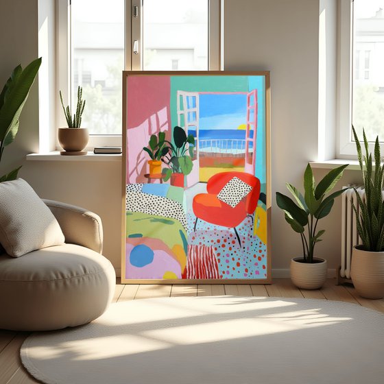 Contemporary Bedroom Scene