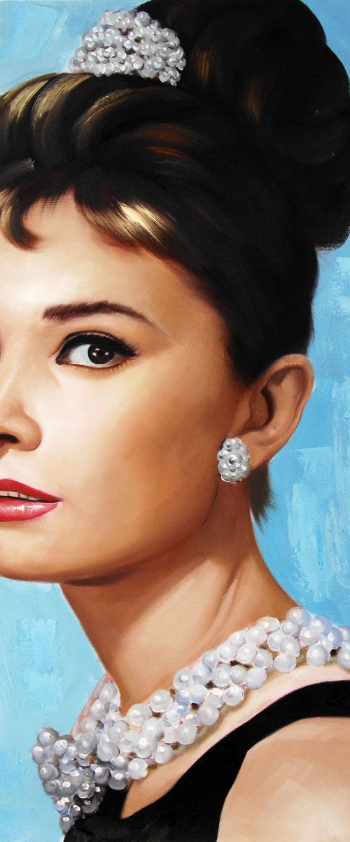 Audrey Hepburn Portrait “ Breakfast at Tiffany's” by Di Capri