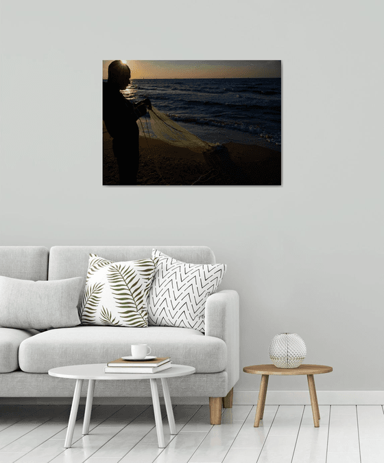 The fisherman III | Limited Edition Fine Art Print 1 of 10 | 90 x 60 cm