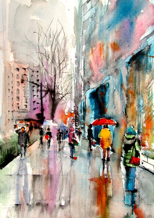 Rainy streets II by Kovács Anna Brigitta