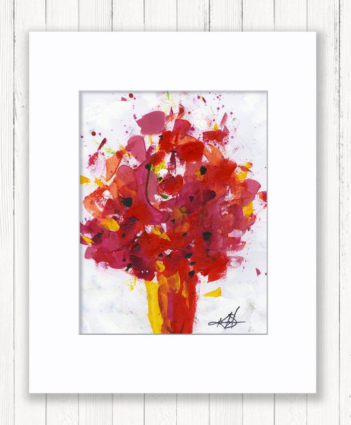 Blooms Of Joy 12 - Vase Of Flowers Painting by Kathy Morton Stanion by Kathy Morton Stanion