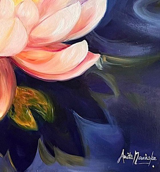 Revival- Waterlily Flower Painting
