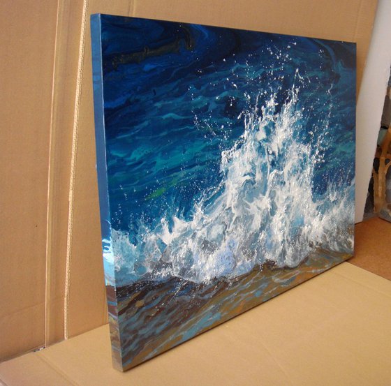 Seascape "Waves" LARGE Painting