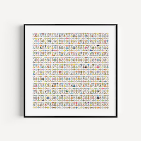 1024 Map Dots With Gold #2