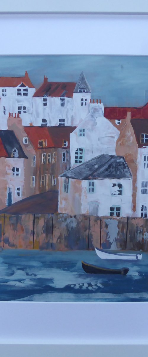 Pittenweem harbour by Elaine Allender