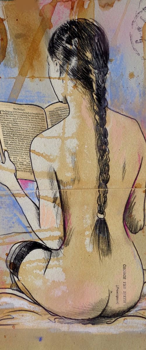 SHE READS by Loui Jover
