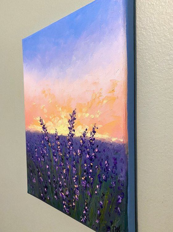 Lavender sunset