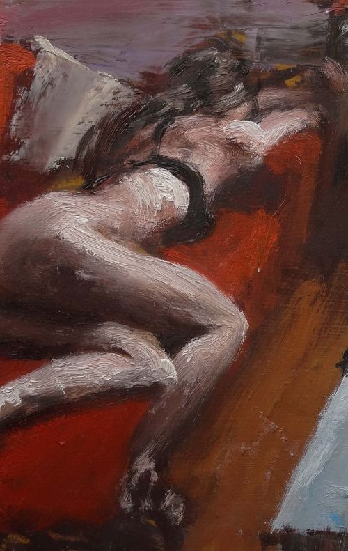 Collants sur la table by Manuel Leonardi