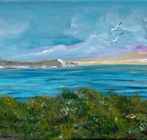 Sunrise over the Needles by Marja Brown