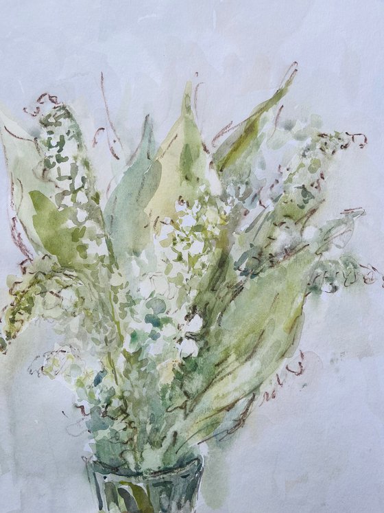 Lily of the valley 17,7x23,6in