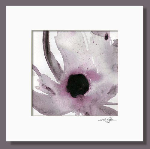 Organic Impressions 719 - Abstract Flower Painting by Kathy Morton Stanion by Kathy Morton Stanion