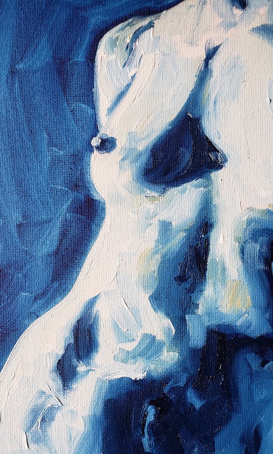 Nude - Female - Figure - "Blue"