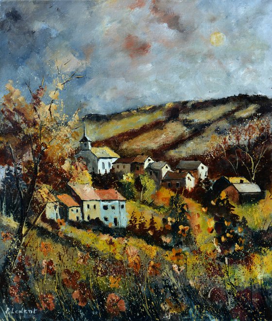 Avillage in Autumn - heer