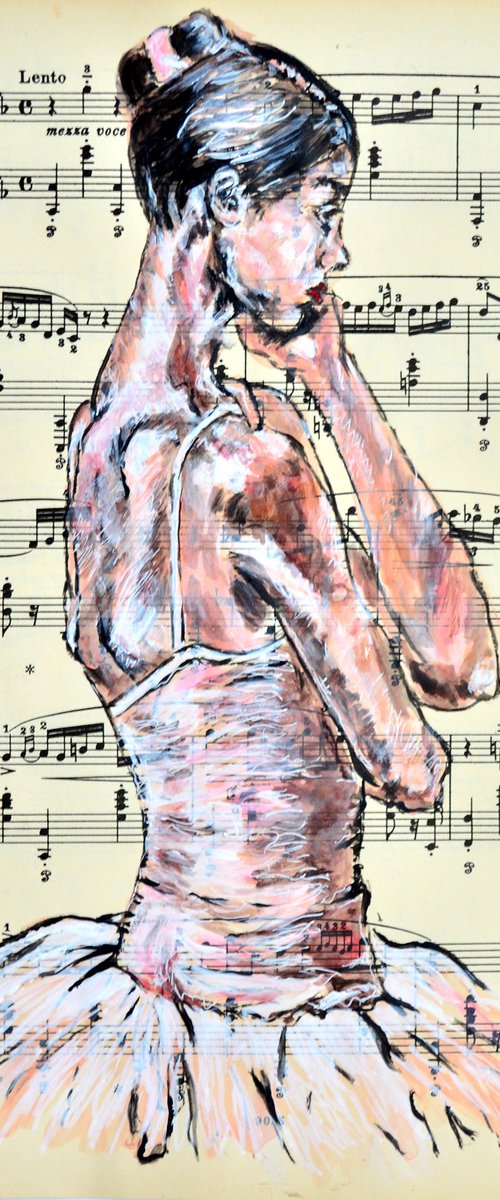 Ballerina XXIV - Music Page by Misty Lady - M. Nierobisz