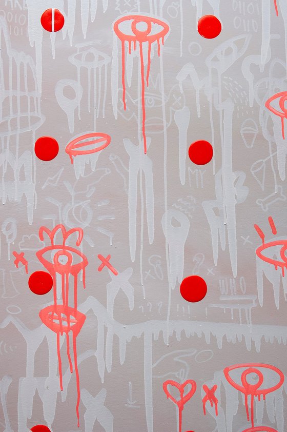Words Are Noise - Graffiti Abstract
