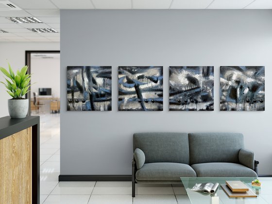 Grayscale Abstract Nuances