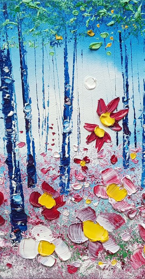 "Misty Woods & Flowers in Love" by Phil Broad