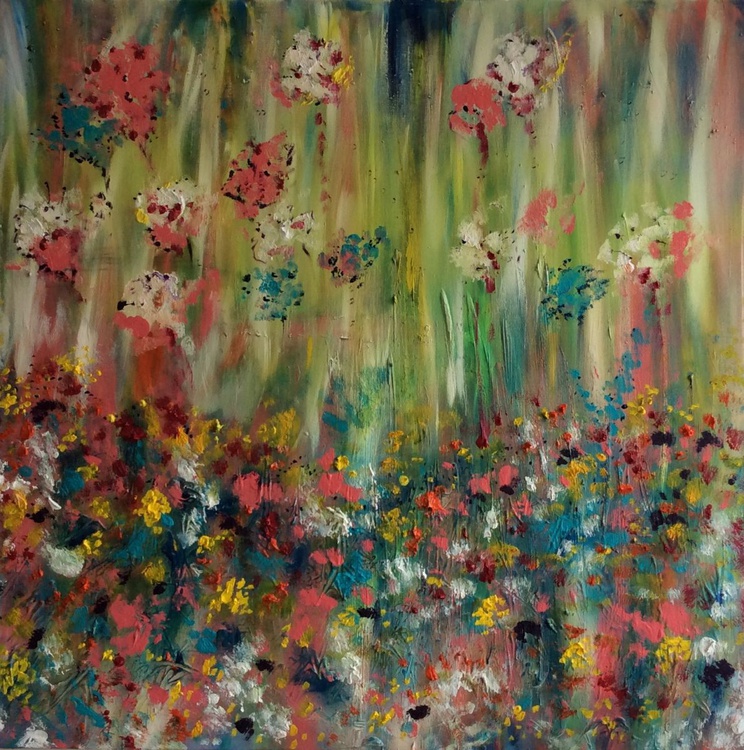 Summer Meadow Oil Painting By Dawn Booth Artfinder