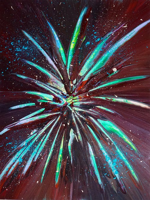 Flowerbed Fireworks 12 by Richard Vloemans