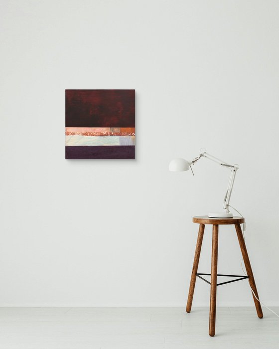 Burgundy with a Pale Line